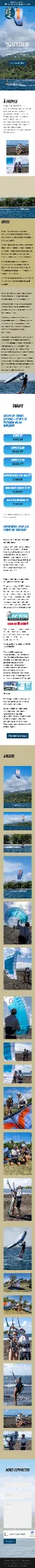 Version mobile du site Ti-Kite School